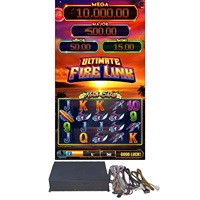 Kit de conversion d'arcade, système de contrôle de jeu complet, matériel complet, kit de cabinet d'arcade Fire Link, plastique, métal, 1 an, anglais