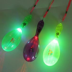 Wholesale Creative Led Flashing PP Maracas Custom Logo Noise Maker with <b>String</b> for Parties and Gifts - Product Image 4