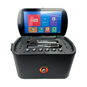 Macchina per Karaoke Android All-in-One con Schermo Touch da 12 Pollici, Microfoni Wireless, Altoparlanti da 5 Pollici, Ordinazione <span class=keywords><strong>Canzoni</strong></span> via Cloud, PA Portatile - Product Image 2