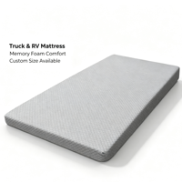 Matelas en mousse à mémoire de forme pour lit de camion, idéal pour kits intérieurs de semi-remorques et camping-cars – Modèle personnalisable en PC, populaire et respirant