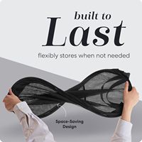 Panier à linge pliable en maille de cèdre de haute qualité avec ouverture large et poche latérale