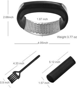 Stainless Steel PP Handle Garlic Press Manual Garlic Mincer Eco-Friendly Creative <b>Vegetable</b> Slicer <b>Chopper</b> Fruit <b>Vegetable</b> Tools - Product Image 2