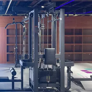 Nhà sản xuất đa sức mạnh tập thể dục 5 trạm phòng tập thể dục thiết bị cơ bắp huấn luyện viên máy