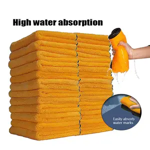 300GSM 40*40CM Microfiber Car Towel Custom Factory-Designed Car Cleaning Cloth Microfiber Towels For Household Cleaning