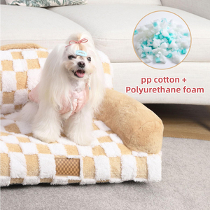 Cama de Lujo para Perros con Soporte Ortopédico, Cubierta Lavable y Extraíble de Piel Sintética, Impermeable, en Oferta - Product Image 4