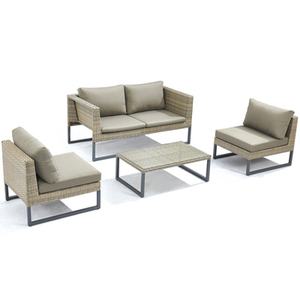 Nouvelle Mode Espace Sauver Terrasse Patio Meubles En Osier Extérieur Canapé De Jardin En Rotin - Product Image 2