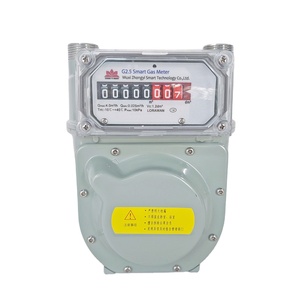 Compteur de gaz à diaphragme/à soufflet G4 en aluminium industriel ZHONGYI, haute performance, débit de 0,04 à 6 m³/h, garantie 1 an - Product Image 1