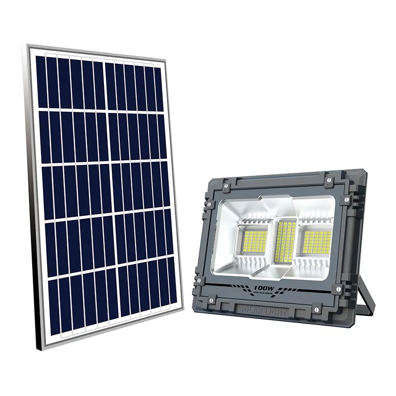 Hot selling Aluminium 300W solar led flood garden lights outdoor projector solar panel led flood lamp