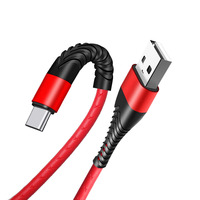 Fabricant d'accessoires mobiles, vente en gros de câbles de charge rapide USB vers 8 broches 2.4A 1M 2M 3M, câble de données souple, écologique, TPE pour iPhone