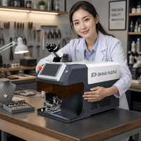 Machine de soudage laser de précision pour bijoux avec microscope, écran tactile et accessoires complets pour la réparation de l'or et de l'argent