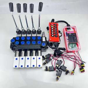 Haohong 12V/24V P40 Hydraulische Elektrohydraulische Tweeweg Richtingsregelkleppen Afstandsbediening 300bar Druk 40L/min - Product Image 5