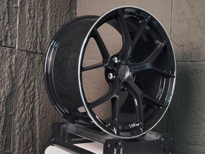 Bánh xe rèn màu đen có thể tùy chỉnh, monoblock, 15-26 inch - Product Image 5