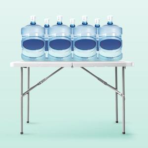 Altezza regolabile 4ft Design moderno HDPE in plastica pieghevole tavolo per Home Bar seminterrato per bambini festa da pranzo/palestra per adulti - Product Image 4
