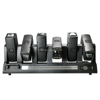 Профессиональный сценический световой прибор 3-в-1 (Beam, Wash, Strobe) 12x80W с 6 светодиодными головками, DMX512, высокой мощности, для клубов, свадеб, вечеринок и мероприятий