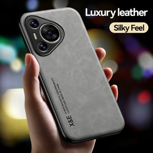 Funda Magnética de Cuero PU para <span class=keywords><strong>Huawei</strong></span> Pura 90 <span class=keywords><strong>Pro</strong></span> <span class=keywords><strong>Max</strong></span> / 80 70 Ultra / 90 80 <span class=keywords><strong>Pro</strong></span> P60 P50 P40 <span class=keywords><strong>Pro</strong></span> + P60 Art, con Parachoques Metálico - Product Image 4