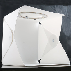 Fotografia pieghevole tenda da tiro portatile Mini 40cm Top Circle Ring Light Photo Studio Box per alimenti scatto fotografico professionale - Product Image 5