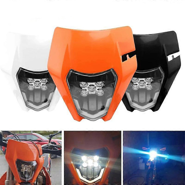 Motorcycle Motocross Dirt Bike Spare Parts LED Projector Front Lamp Headlight for KTM EXC XC SX MX XC 125 250 300 450