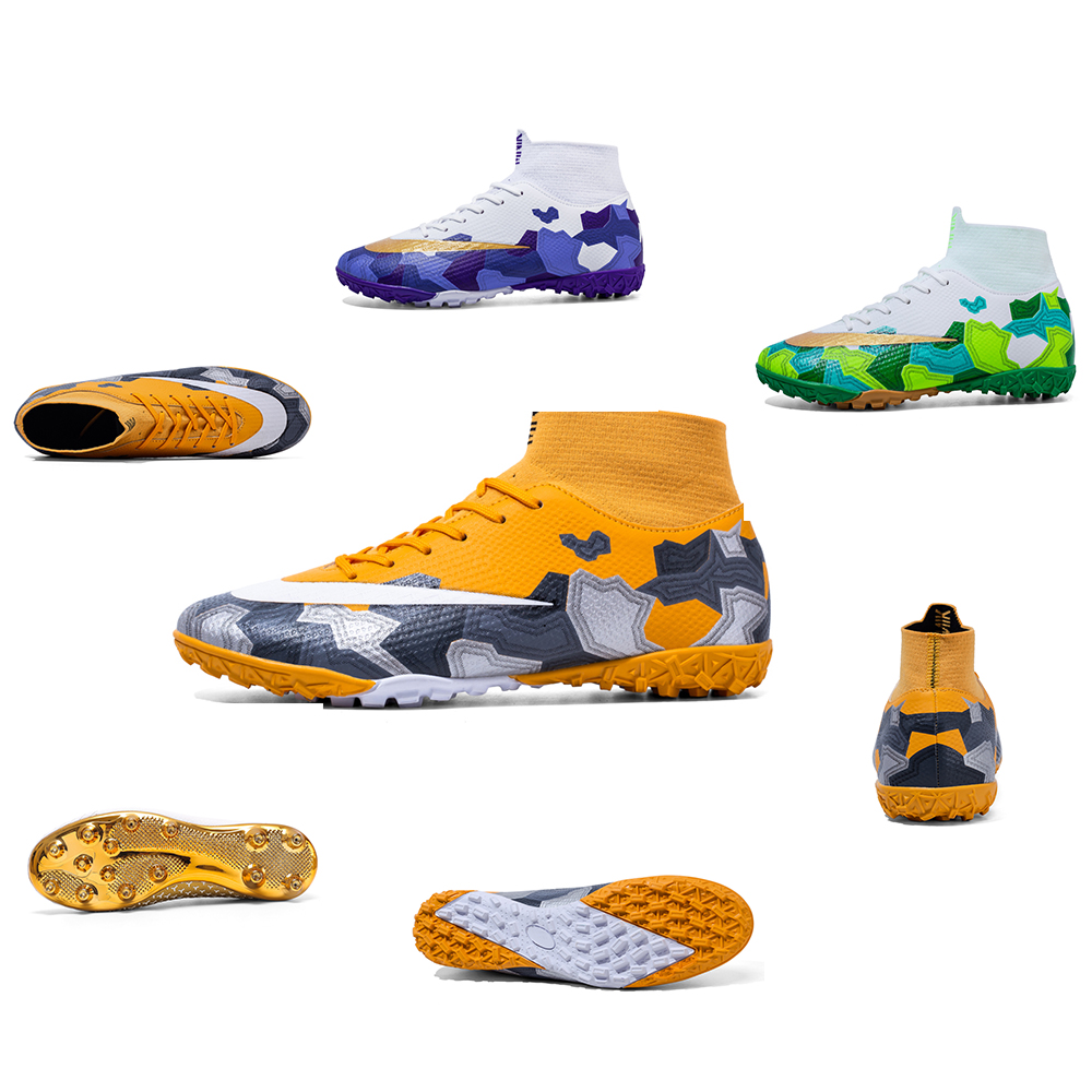 Soccer Shoes Comfortable Breathable Football Sock Boots Shoes Factory Wholesale OEM ODM Custom Logo Color Indoor Unisex,boys