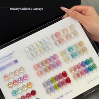 ZRKGEL – Kit de vernis à ongles gel effet œil de chat scintillant toutes saisons, 36 couleurs, OEM, arc-en-ciel, hautement pigmenté, gel magnétique chatoyant effet œil de chat