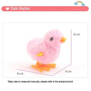 1pcs Cute Wind up Chick Plush Animals Toy Kids Boy Girl Stuffed Animals Chick Clockwork Walking Toys Children <b>Fun</b> Gifts - Product Image 2