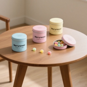 Eco Friendly Food Grade Aluminum Candy <b>Tin</b> Perfect for Gummy Children's Gummy Candy Jar <b>Sweet</b> Candy Jar - Product Image 2