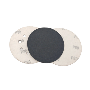 4Inch 100Mm Ronde Zwarte Siliciumcarbide Waterdichte Haak En Lus Schuurpapier Schuurschijf Voor Houten Metalen Afwerking - Product Image 3