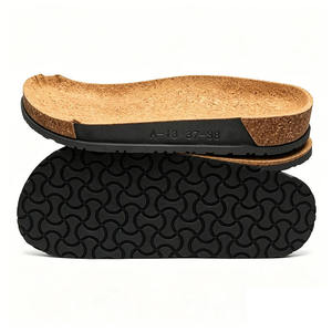 Semelle de chaussures en liège style Birkenstock HT-9K0336, directement de l'usine, avec semelle extérieure en caoutchouc antidérapante pour sandales et sabots personnalisés - Product Image 2