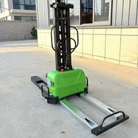 Chariot élévateur semi-électrique autoporteur portable JG 500KG 1000KG Mini transpalette électrique autochargeur