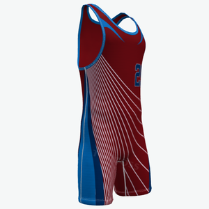 Camisetas de lucha libre personalizadas de alta calidad para hombres y mujeres, ropa deportiva de sublimación para jóvenes, venta al por mayor barata hecha de material Spandex - Product Image 6