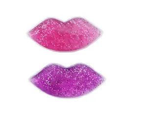 Custom Mini Ice Packs Gel Purple Lips Lip Coolers Ice Gel Pack Orange Lip Ice Pack LIP Shape Ice Pack