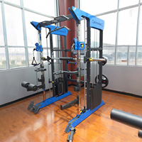 Máquina Smith de entrenamiento de fuerza, equipo de gimnasio multifunción chino, máquina de entrenamiento multifuncional