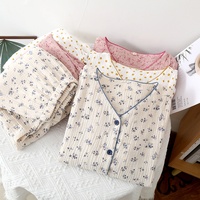 Nouveau produit Best-seller Pantalons à manches longues Vêtements d'intérieur personnalisés Pyjamas à volants