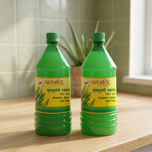 Combo Patanjali, Jugo de Aloe Vera con Fibra 2L (Paquete de 2) para Aplicación Corporal - Product Image 3