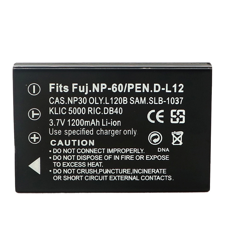 3.7V 1200mAh Replacement NP-60 FNP60 NP60 NP 60 Camera Li-ion