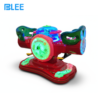 Machine de jeu à bascule double lapin blanc MP5 à monnayeur pour enfants, prix de gros, en métal et acrylique, garantie 1 an