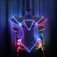 Costume de danse DJ lumineux à LED pour soirée en club et performance