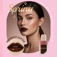 Gloss à lèvres personnalisé haute brillance, gloss liquide, fabrication en petites séries, OEM ODM, logo personnalisé, emballage, formule, couleur, design gratuit, lancement de marque