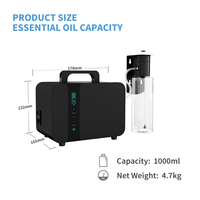 Grand aromatiseur professionnel de cvc de Wifi automatique App-contrôle Machine commerciale de diffuseur d'arôme puissance de batterie d'USB ca/SCents
