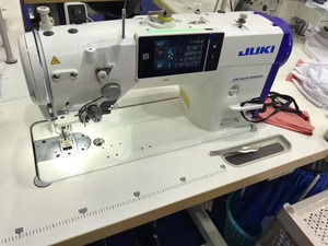 Nouvelle machine à <span class=keywords><strong>coudre</strong></span> zigzag numérique semi-sèche Juki LZ-2290CF-7 avec mécanisme d'alimentation numérique et entraînement horizontal et vertical - Product Image 2
