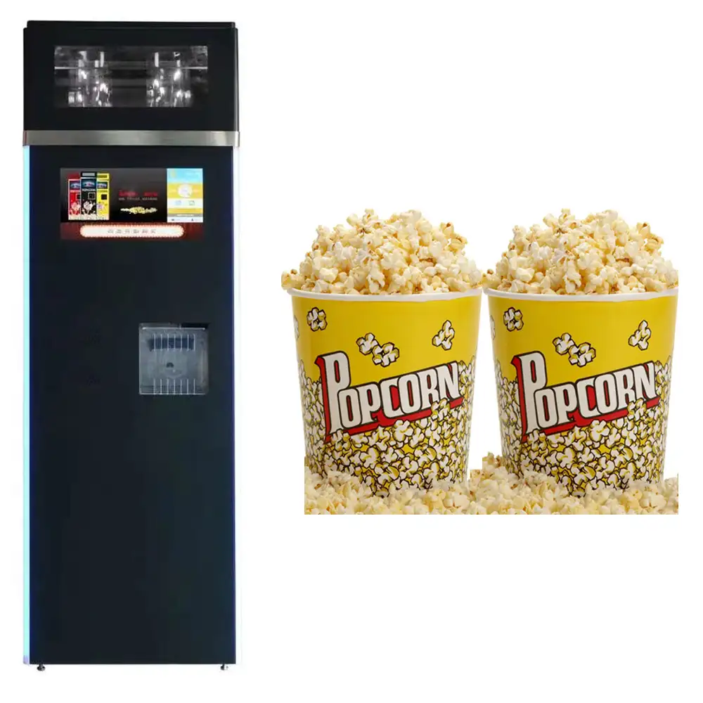 Hersteller von industriellen Popcorn maschinen Voll automatischer Popcorn-Verkaufs automat