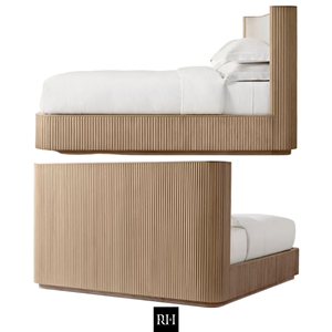 RHMAKER rh Furniture Factory North American solid wood King <b>Bed</b> Room Set One-stop Whole <b>House</b> Design Custom rh Home Furniture - Product Image 3