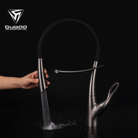Robinet de cuisine de qualité supérieure avec douchette extractible, levier unique, robinets de cuisine extensibles