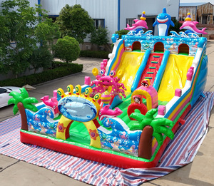 Parco <span class=keywords><strong>Divertimenti</strong></span> Gigante, Grande Casa Gonfiabile, Mondo Oceanico Gonfiabile, Grande Parco <span class=keywords><strong>Divertimenti</strong></span> Gonfiabile, Castello Gonfiabile, Area <span class=keywords><strong>Divertimenti</strong></span> 8*9m - Product Image 3