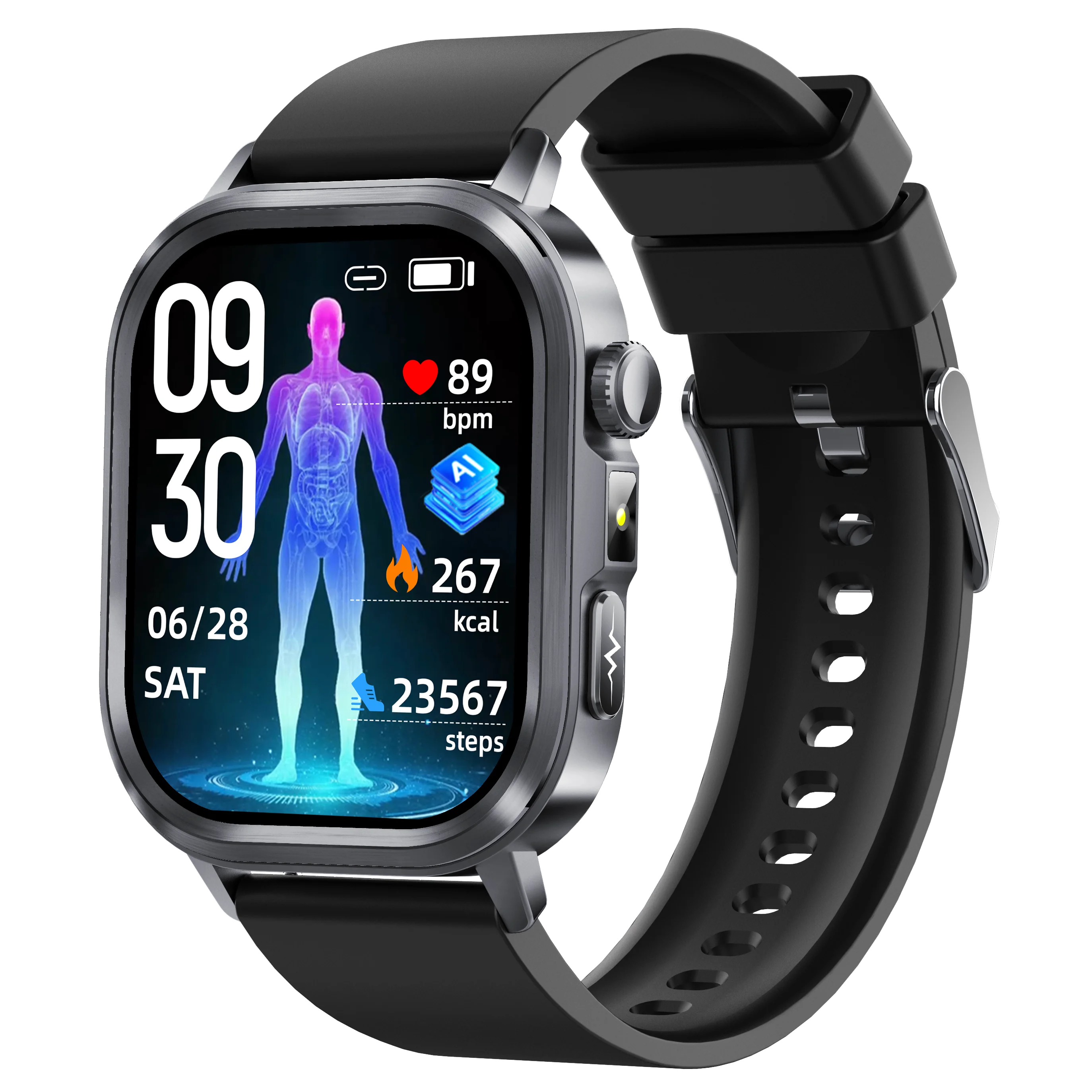 Coque noire en silicone