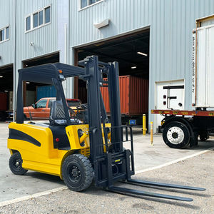 Chariot élévateur électrique tout-terrain extérieur à batterie lithium-ion 3 tonnes 48V/60V certifié CE, sans émission d'échappements, nouveau conteneur - Product Image 1