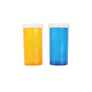 Frasco de Plástico Âmbar Transparente para Medicamentos com Tampa de Encaixe para Uso Farmacêutico - Mais Vendido - Product Image 2