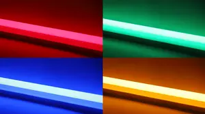 Đèn Trang Trí Trình Điều Khiển IC Chất Lượng Cao Đèn LED T8 Nhiều Màu RGB Đẹp 9W 12W 18W G13 Màu Đỏ Xanh Lá Vàng 2Ft 3ft 4ft