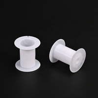 Bobine vide d'enroulement de fil industriel d'alimentation directe d'usine de bobine personnalisable d'OEM de bobine en plastique blanche de 56mm