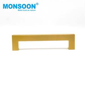 Poignée de traction de meubles en acier inoxydable en forme de U chromé noir pour armoires de cuisine armoire commode placard tiroir poignée de meubles - Product Image 2