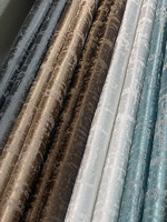 Livraison rapide à votre porte Tissus de rideaux jacquard pour rideaux de chambre et de salon